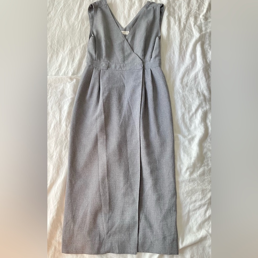 Elegant Gray Maxi Dress